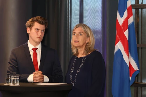 Umhverfis-, orku- og loftslagsráðherra, Jóhann Páll Jóhannsson og atvinnuvegaráðherra, Hanna Katrín Friðrikss héldu sameiginlegan kynningarfund um sameiginleg áform ráðuneytanna.