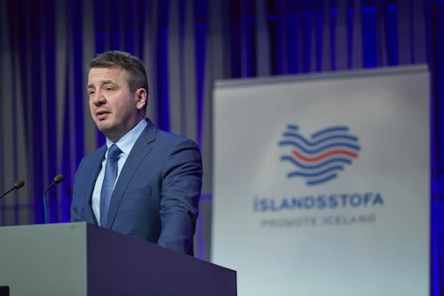 Guðlaugur Þór Þórðarson á ársfundi Íslandsstofu í dag