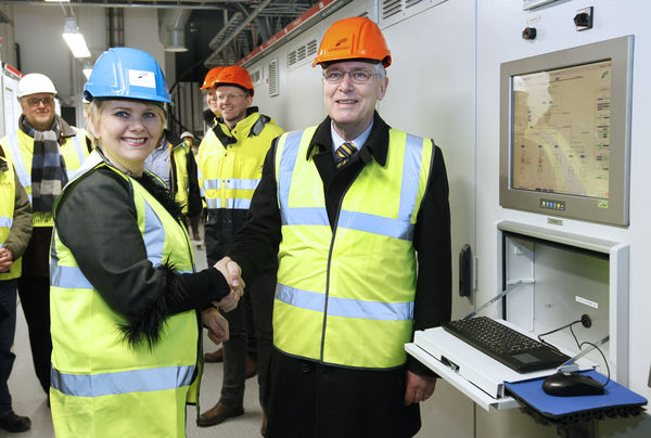 Ragnheiður Elín og Þórður Guðmundsson forstjóri Landsnets Ragnheiður Elín og Þórður Guðmundsson forstjóri Landsnets