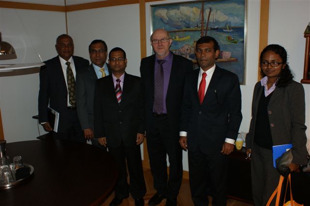 Heimsókn forseta Maldiveyja 13 mars 2010