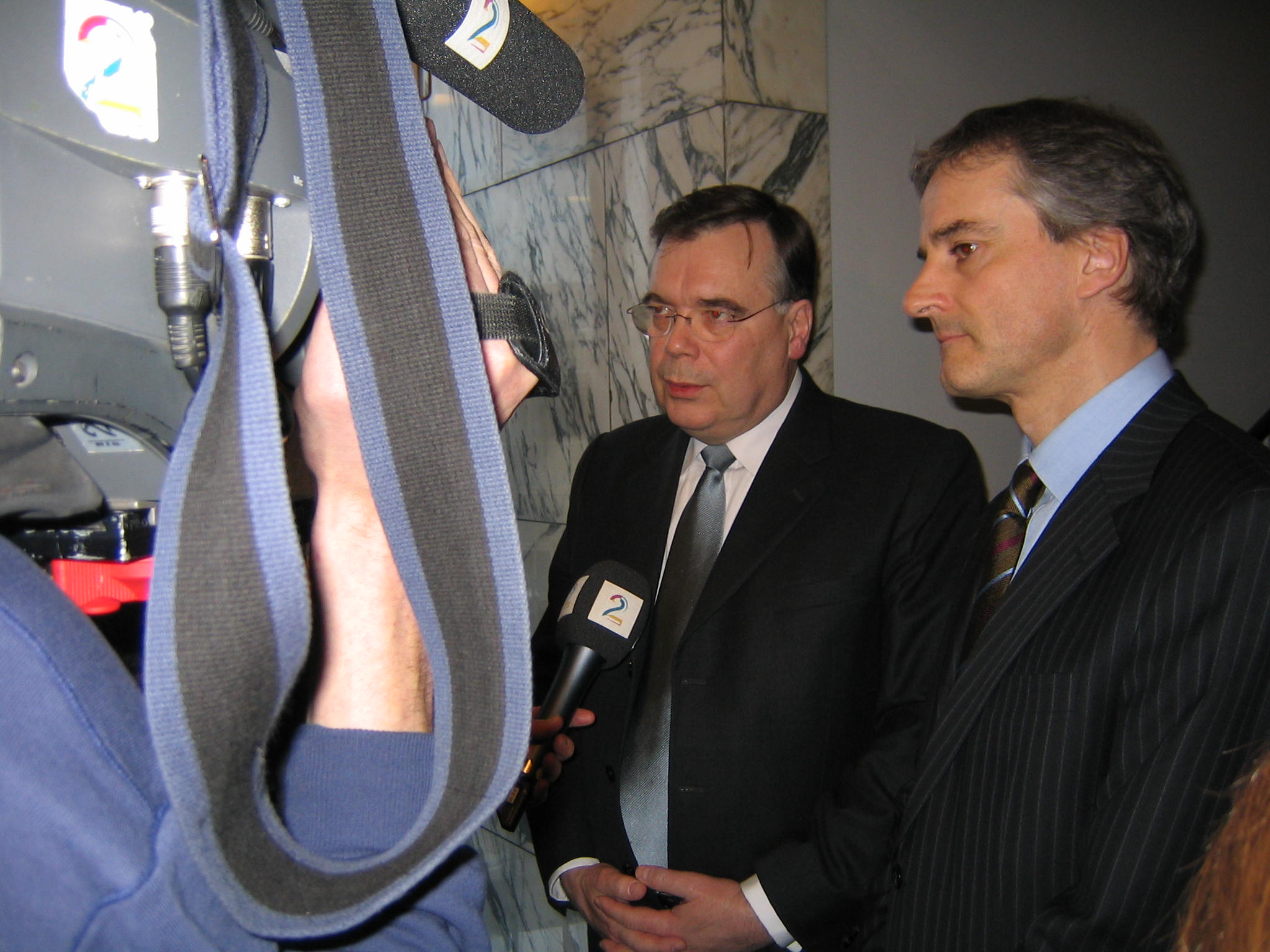 Geir H. Haarde og Jonas Gahr Støre