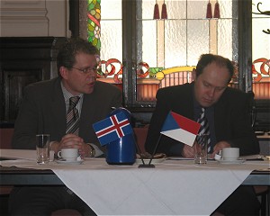 Félagsmálaráðherra í Prag